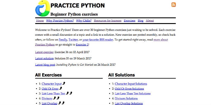 Learn Python Online - Practice Python