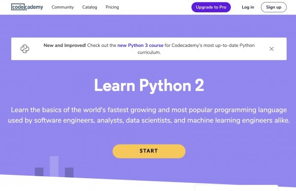 Lær Python online med Codecademy - gratis Python kurser og tutorials for begyndere