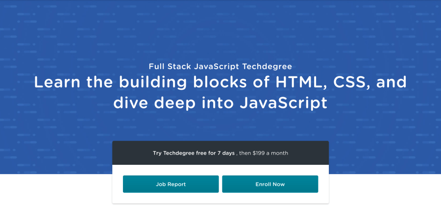 Full Stack JavaScript Techdegree