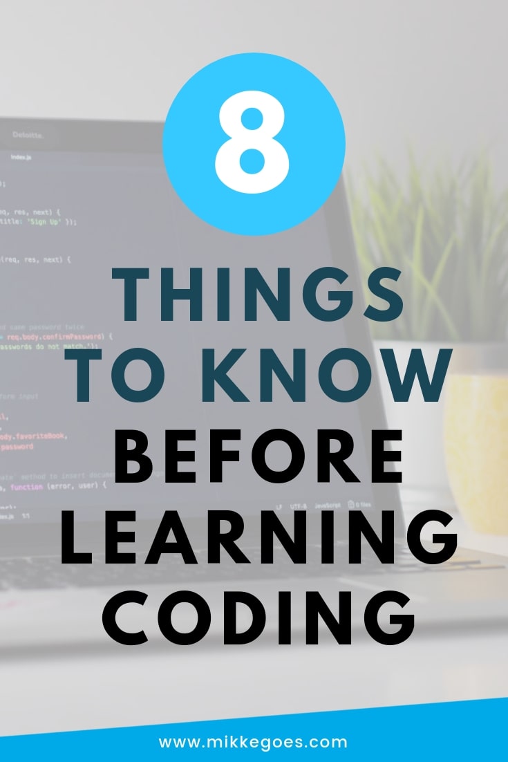 8 Things to Know Before Learning Programming
