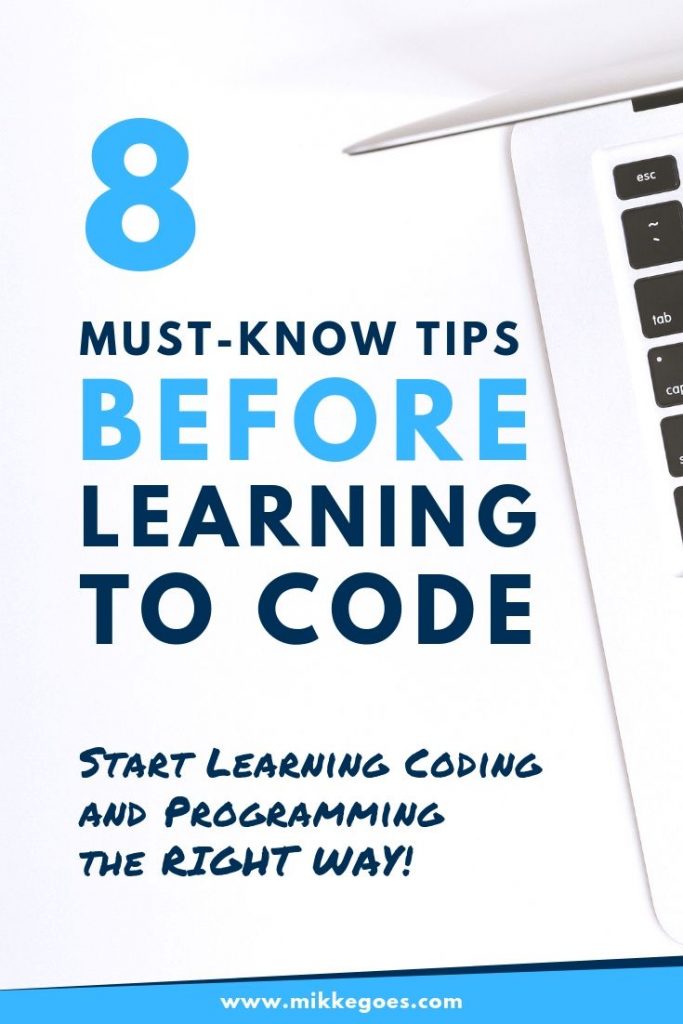 Things you should know before you start learning to code