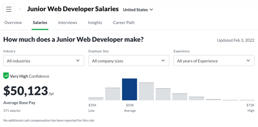 Junior Web Developer Salary in 2022: How Much Can You Make?