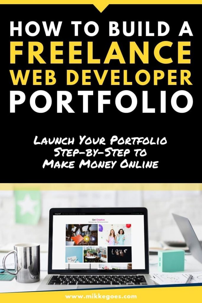 How to create a portfolio website as a freelance web developer