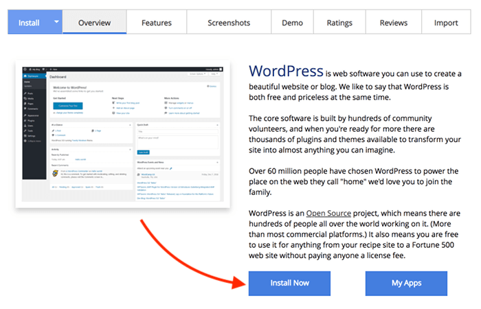 How to install WordPress on your hosting account