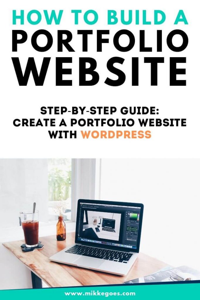 How to create a portfolio site on WordPress - Step-by-step tutorial for beginners