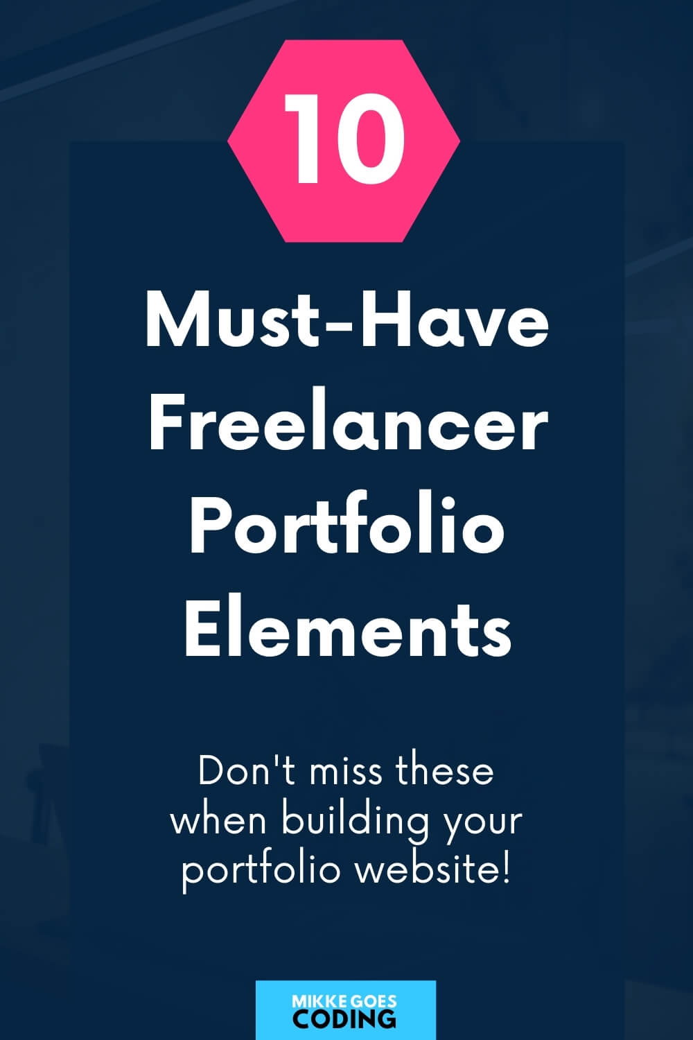 Freelancer portfolio website essentials
