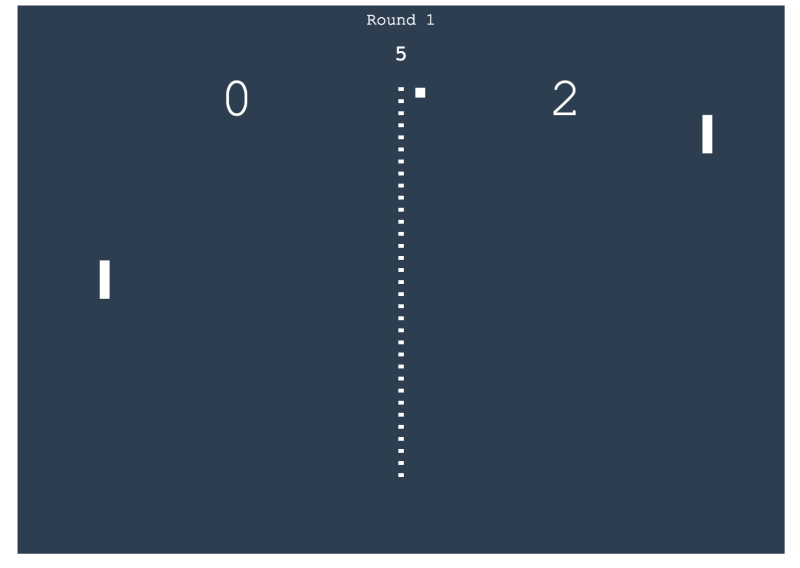 JavaScript pong game