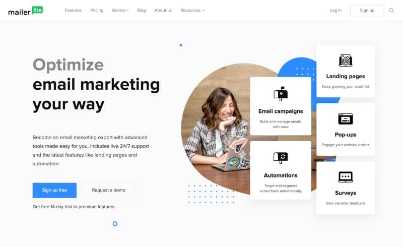 Mailerlite – Free email marketing tool for bloggers