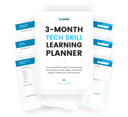 3-Month Tech Skill Learning Planner - Free Bonus - MikkeGoes