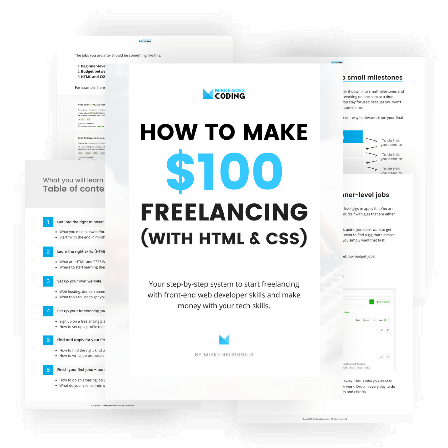 Freelance web developer guie – Make money from coding by freelancing online 04