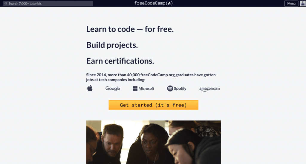 freeCodeCamp - Learn to code for free