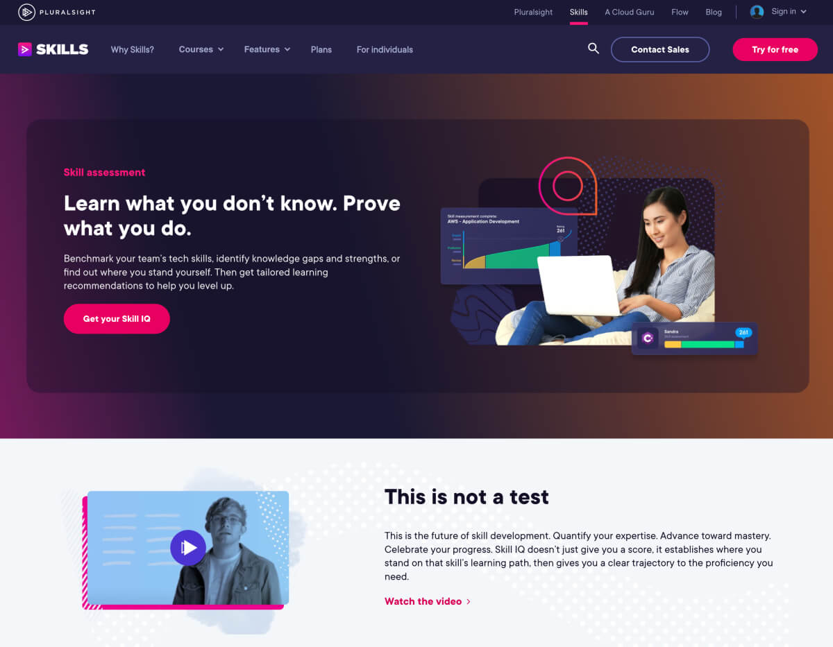 Pluralsight Skill IQ assessment