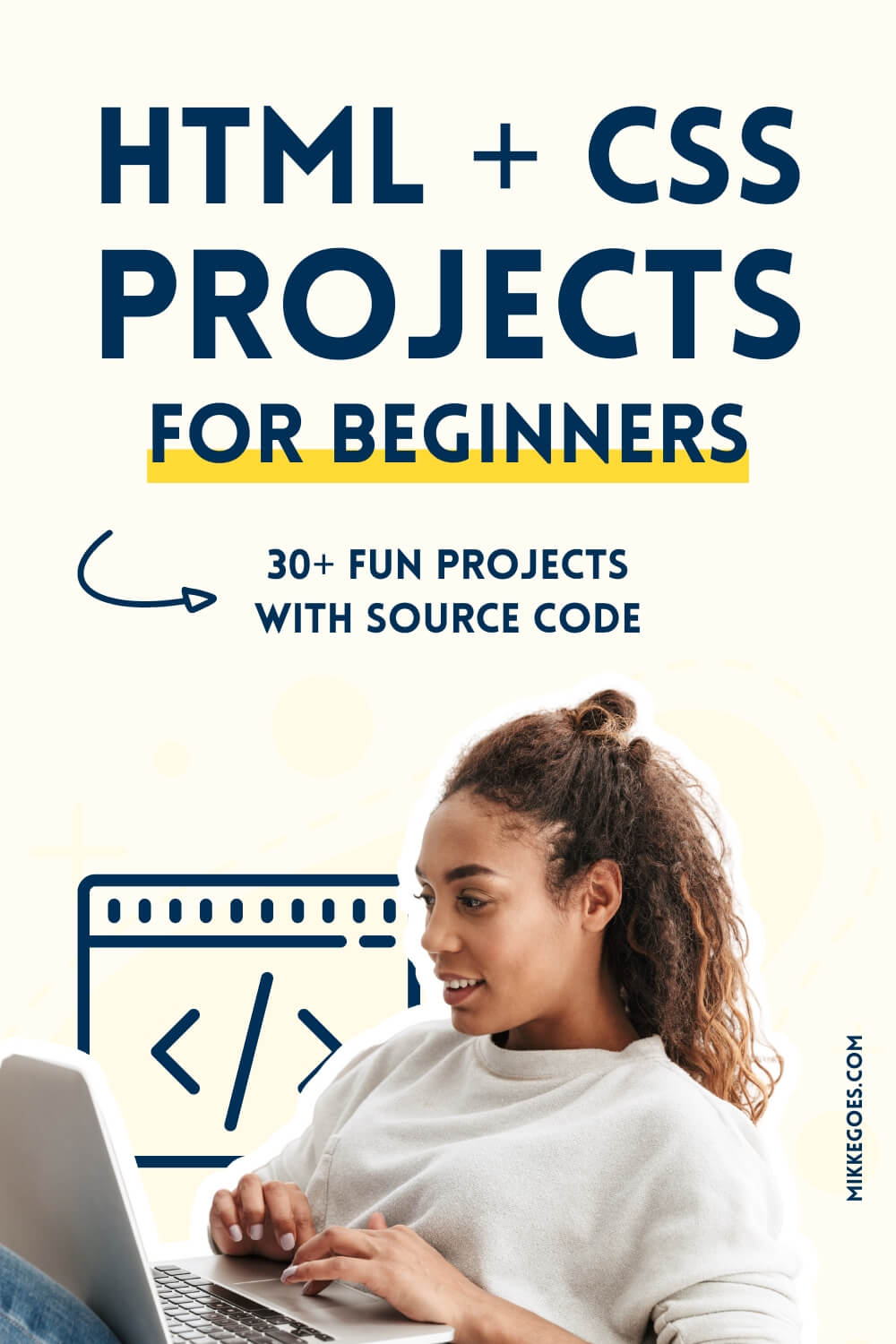 HTML and CSS projects for beginners with source code – Mikke Goes Coding